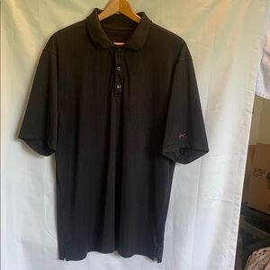 Greg Norman shark Black Polo Shirt